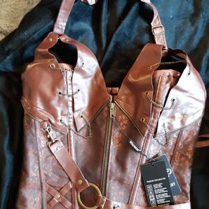 Wechery Goth Steampunk corset